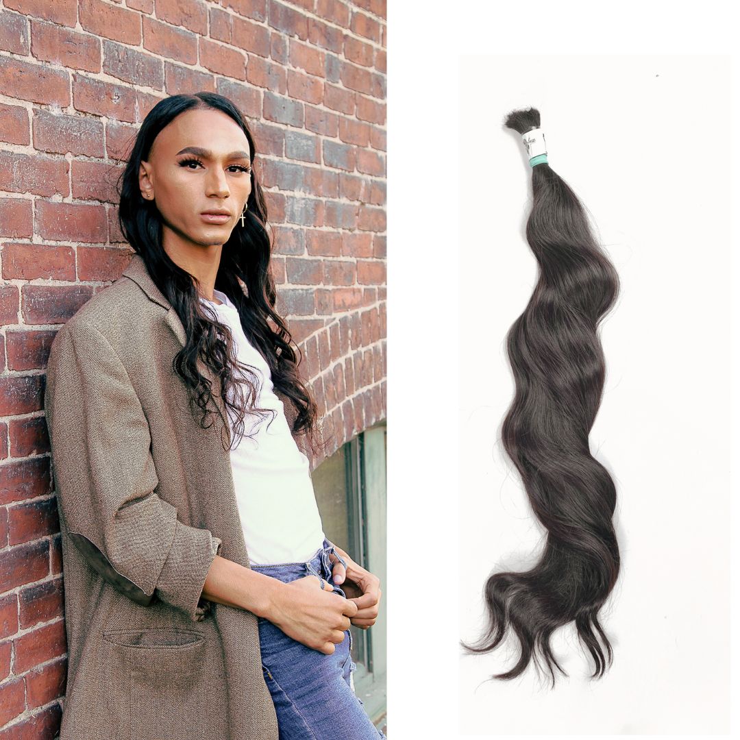 Dewi Natural Wavy Bundle – 100% Virgin Human Hair