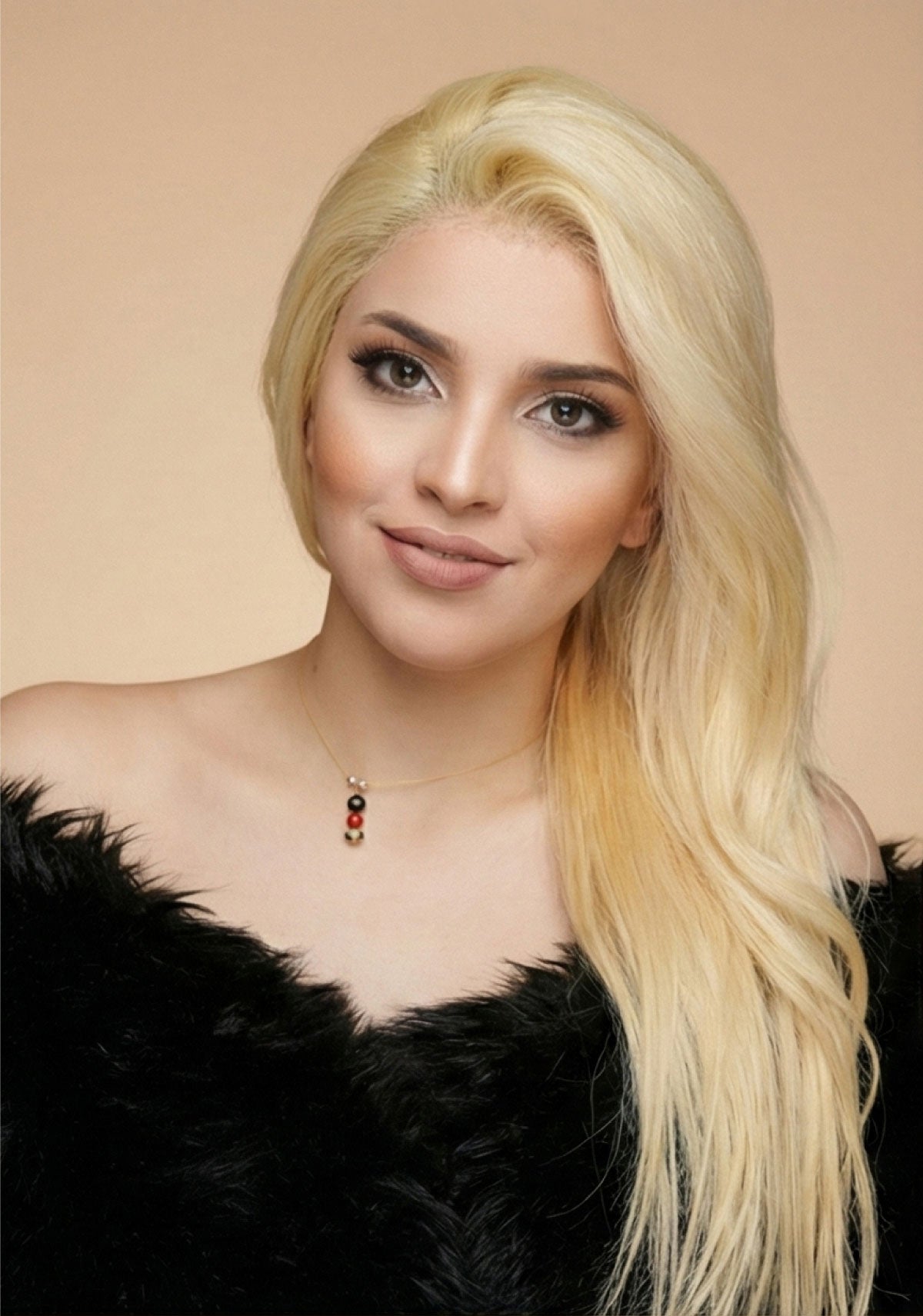 Ishani Platinum Blonde Wig – 100% Virgin Human Hair