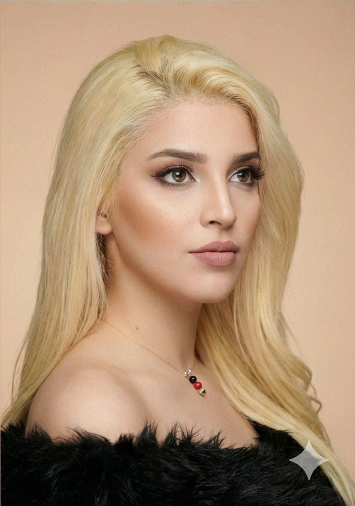 Ishani Platinum Blonde Wig – 100% Virgin Human Hair