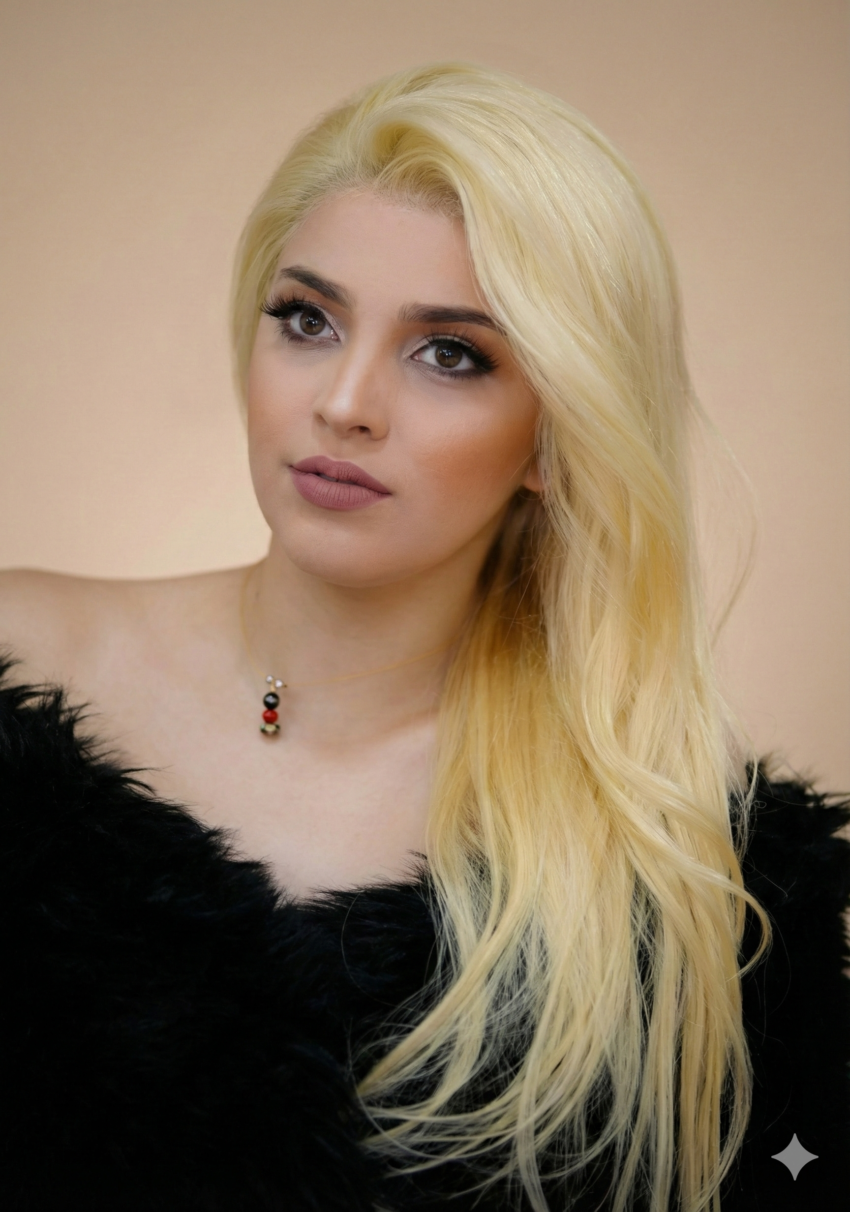 Ishani Platinum Blonde Wig – 100% Virgin Human Hair