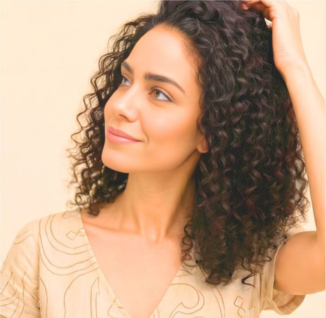 Leela Natural Curly Wig – 100% Virgin Human Hair