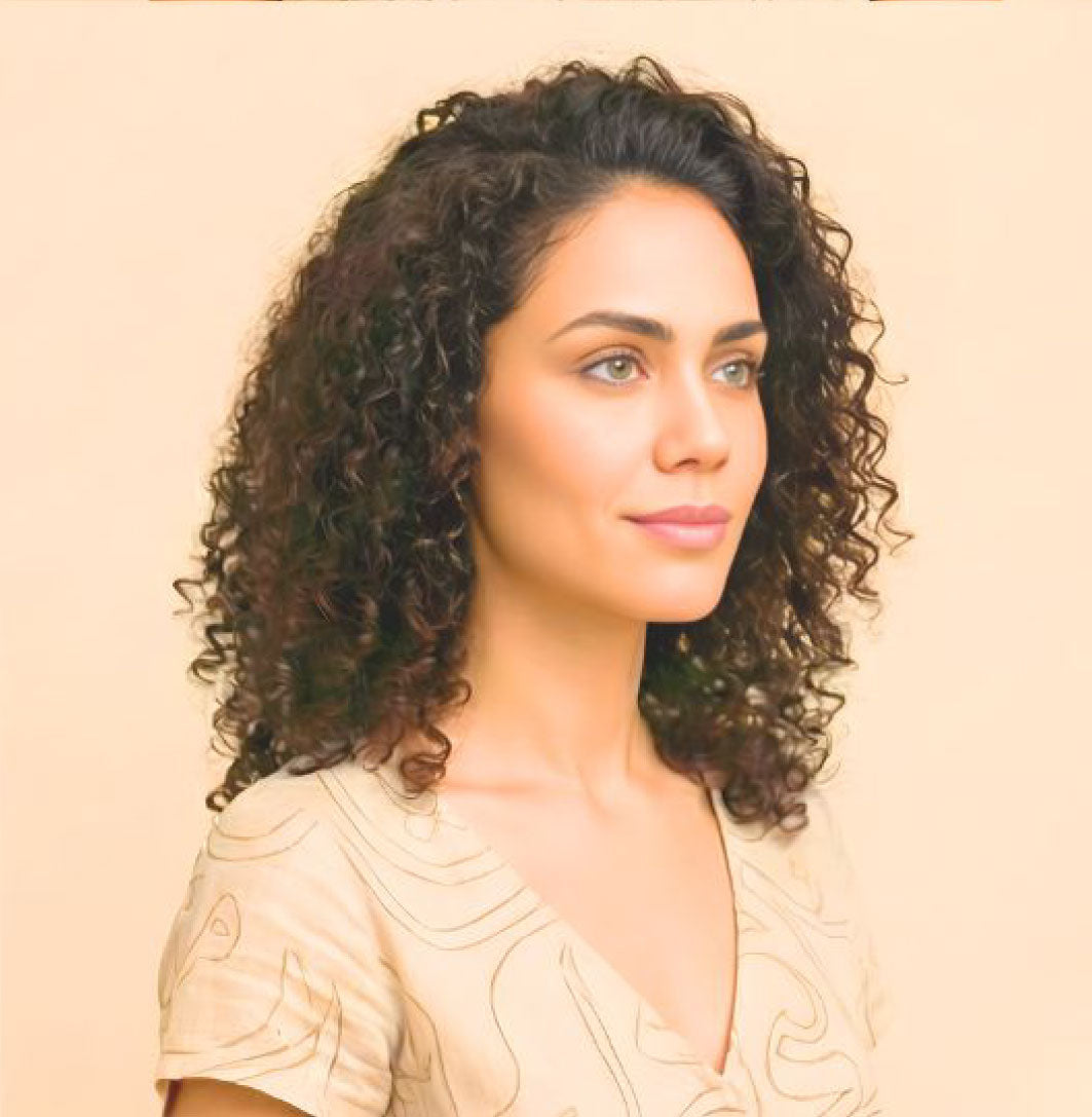 Leela Natural Curly Wig – 100% Virgin Human Hair