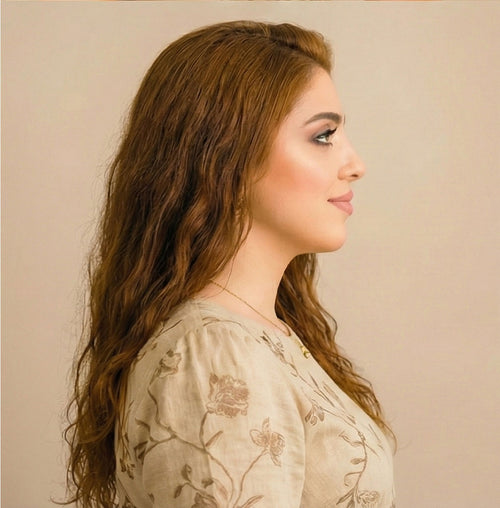 Amara Luxury Brown Wig – 100% Virgin Human Hair